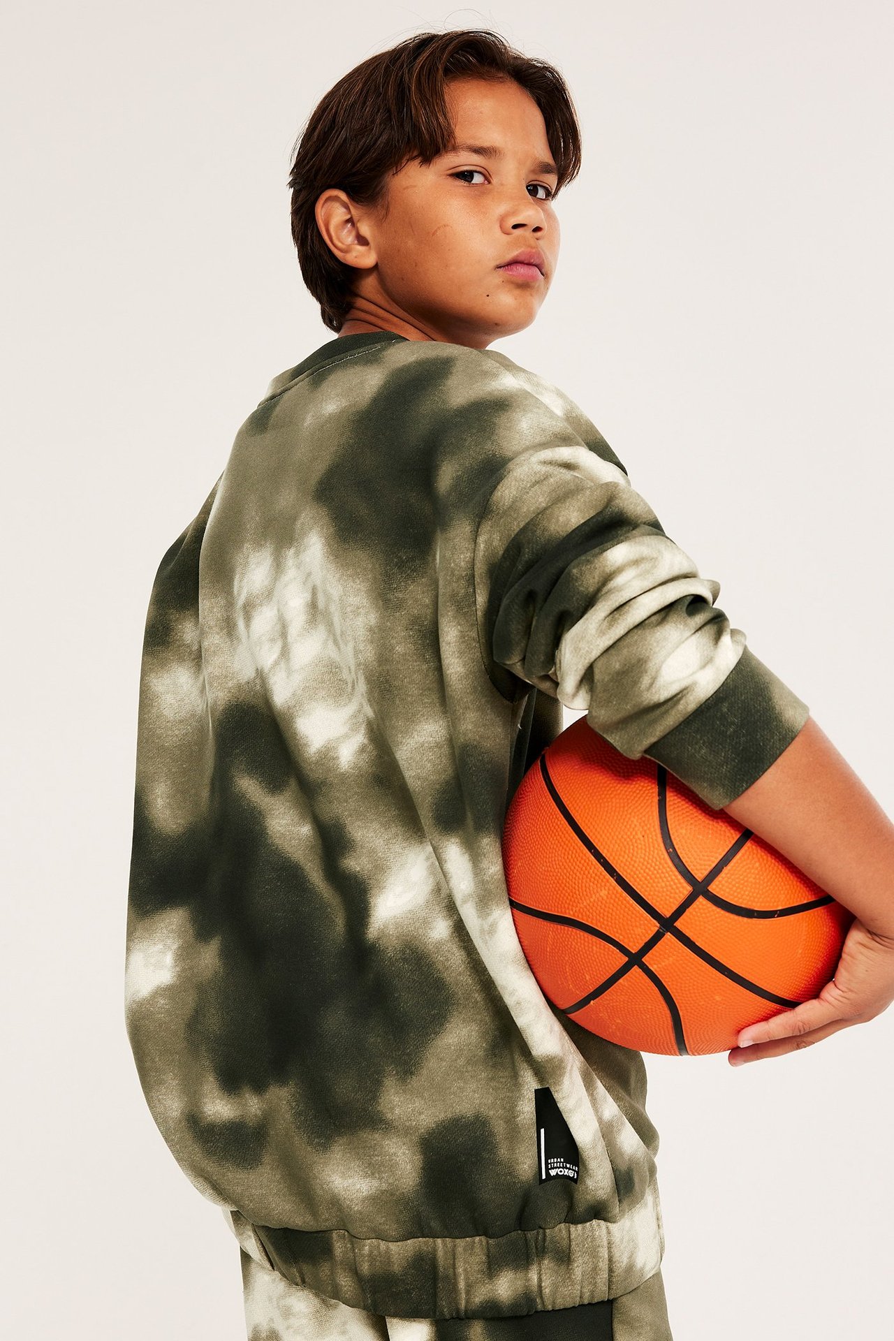 Kuviollinen collegepaita - Vihreä - 5