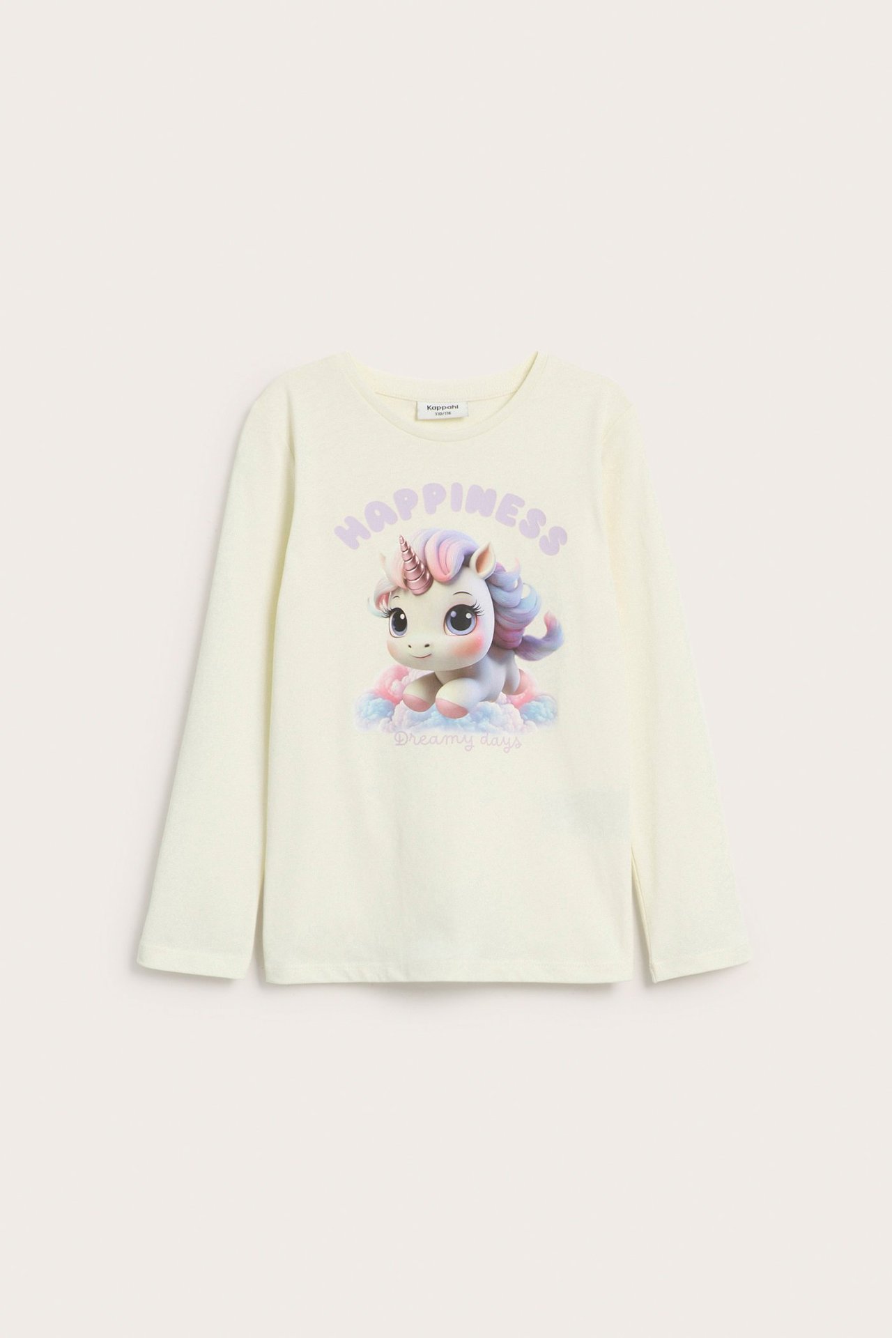 T-shirt z długimi rękawami, jednorożec
