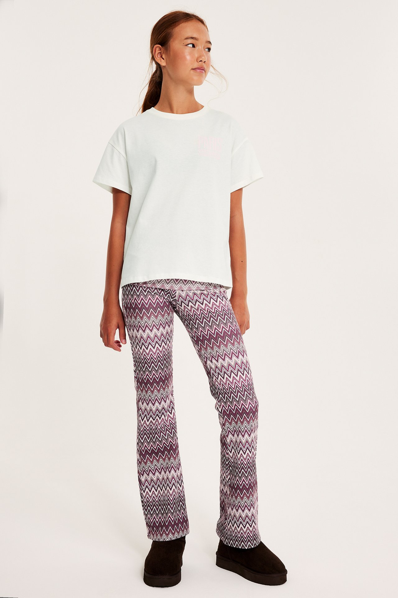 T-shirt z nadrukiem - Offwhite - 5