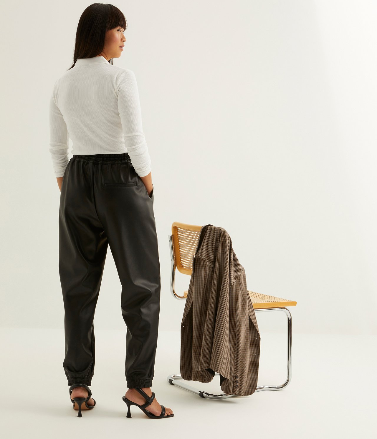 Ribbad topp - Offwhite - 6