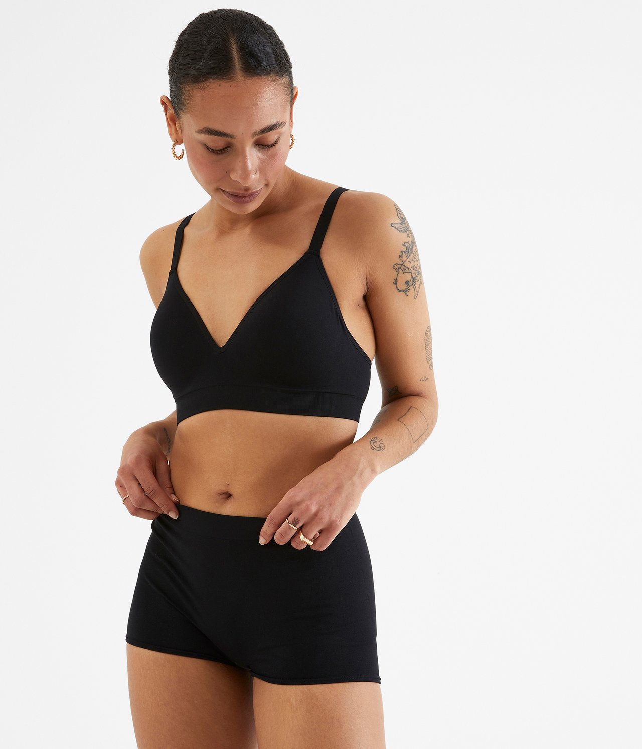 Seamless-boxerit - Musta - 1