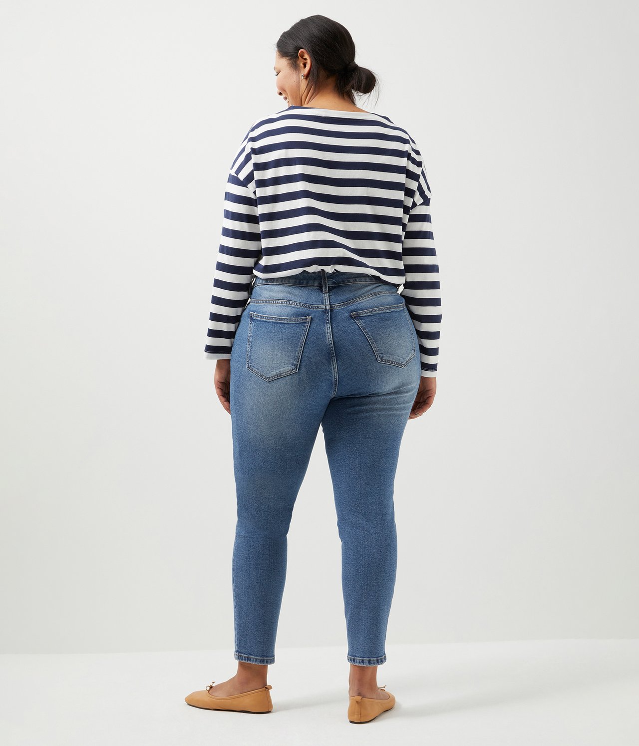 Ebba slim jeans short leg - Denim - 4