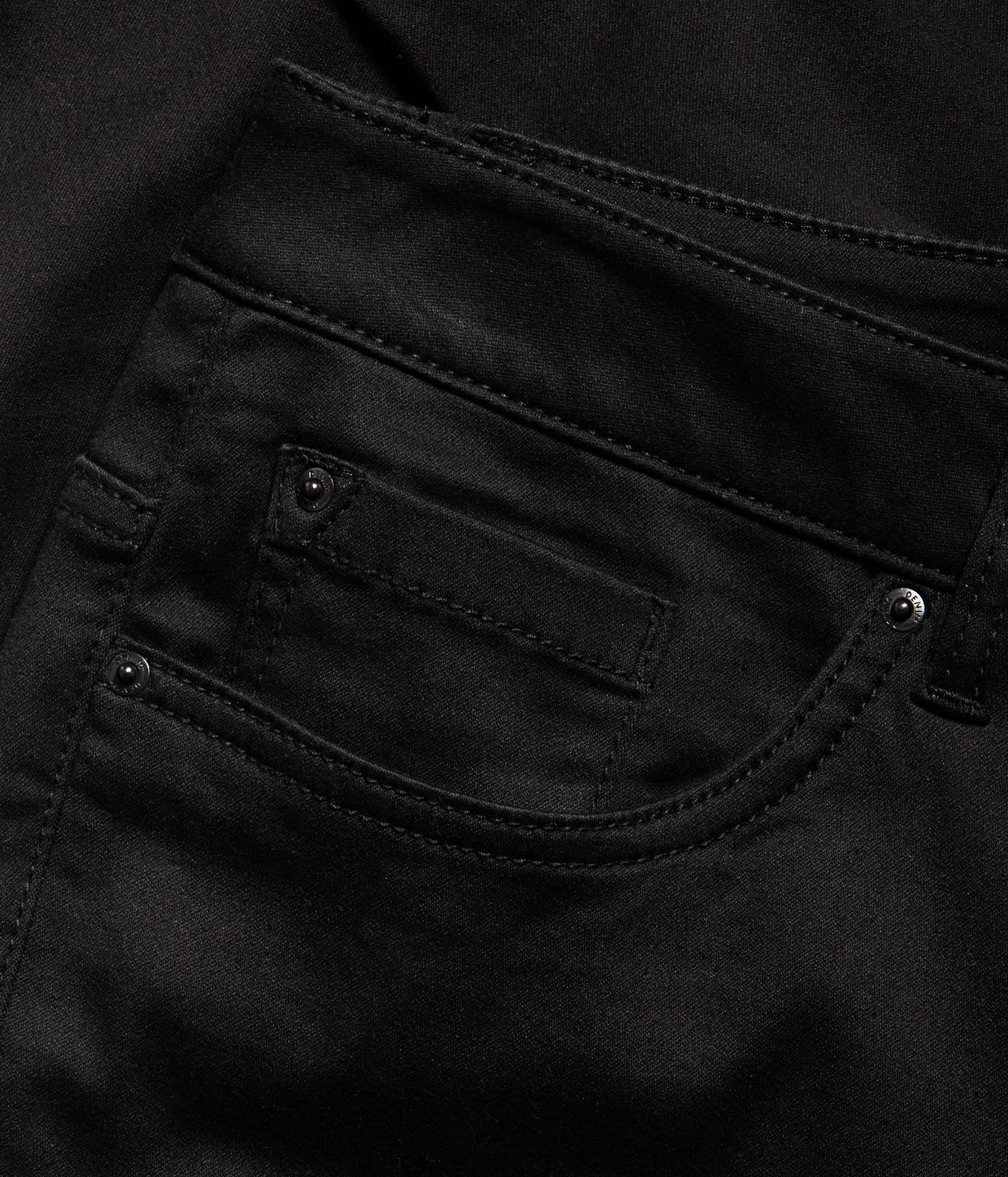 Slim jeans short leg - Svart - 5