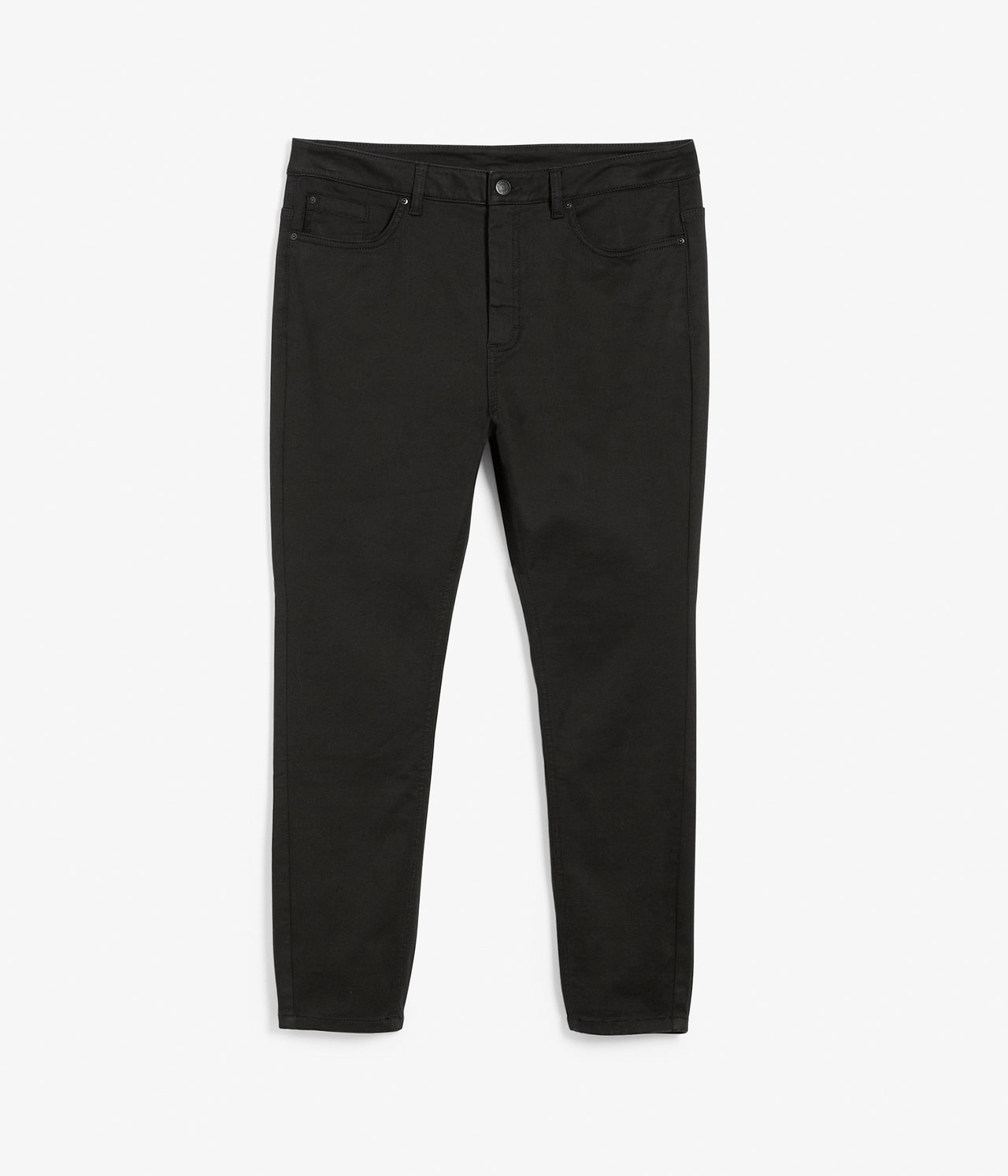 Slim jeans short leg - Svart - 6