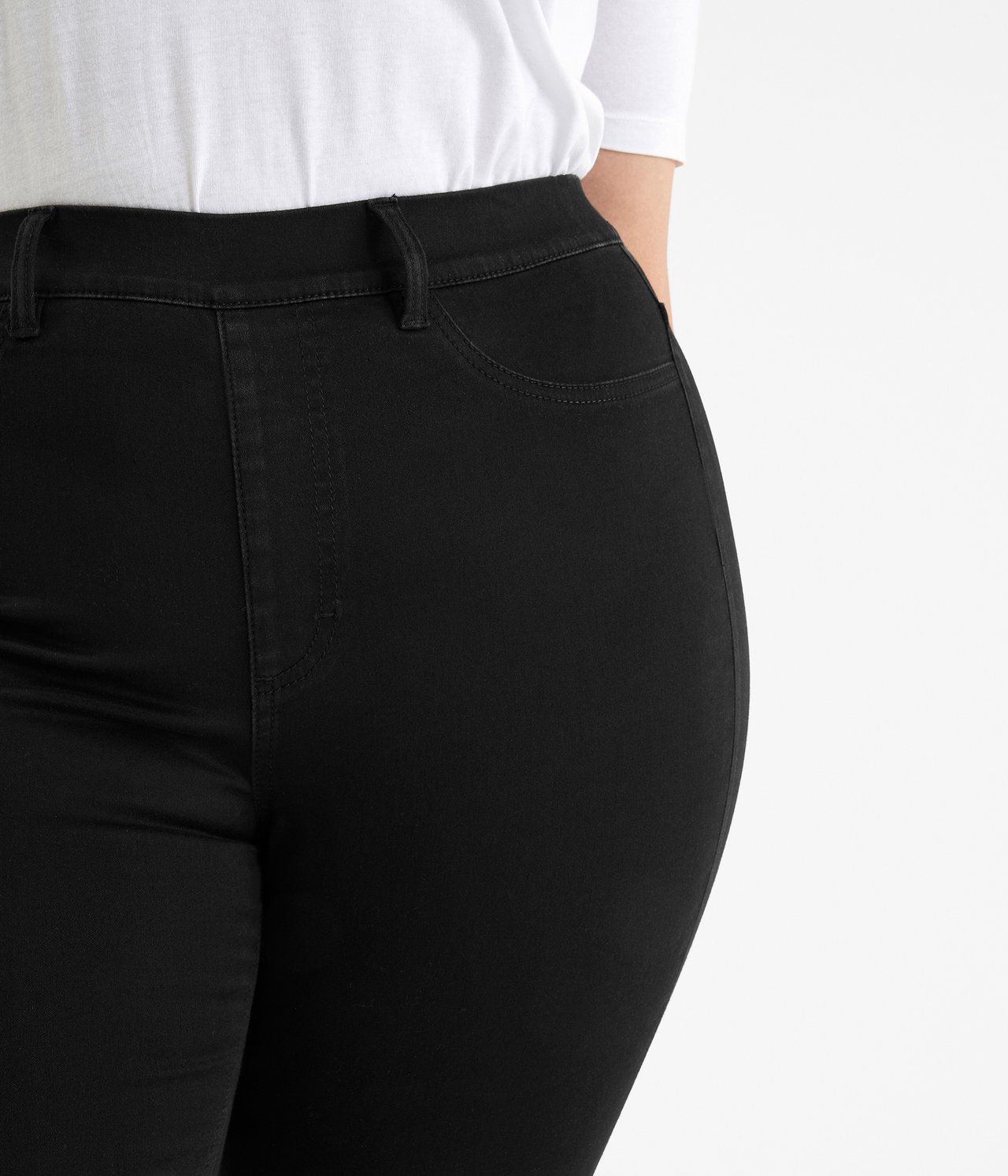 Linn treggings short leg - Czarne - 3