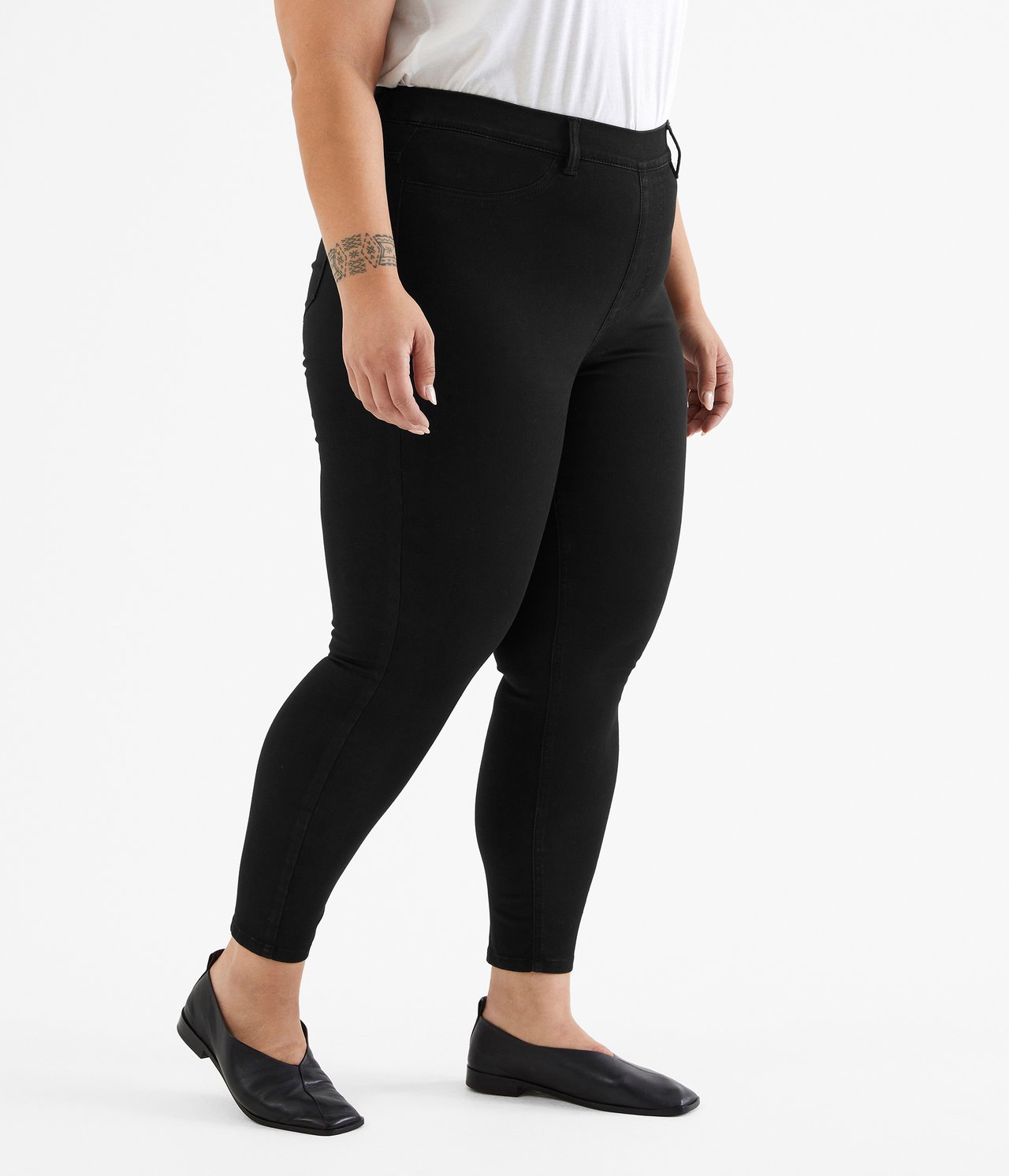 Linn treggings short leg - Czarne - 1
