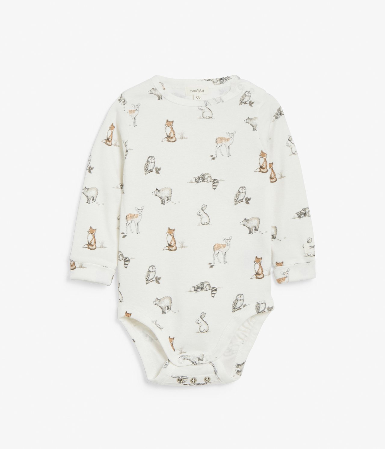 Eläinkuviollinen body - Luonnonvalkoinen - 3