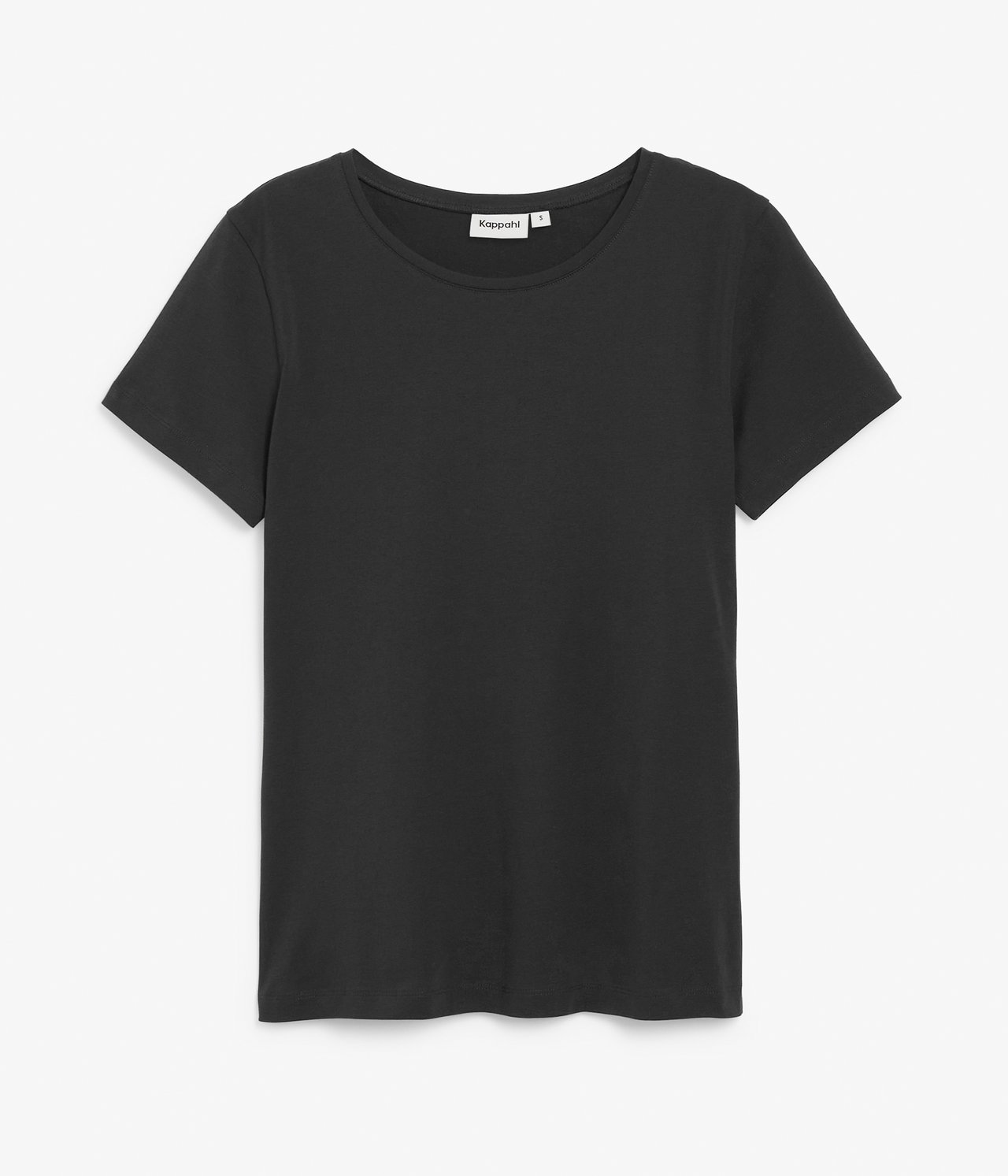 Koszulka basic z krótkim rękawem - Czarne - 5