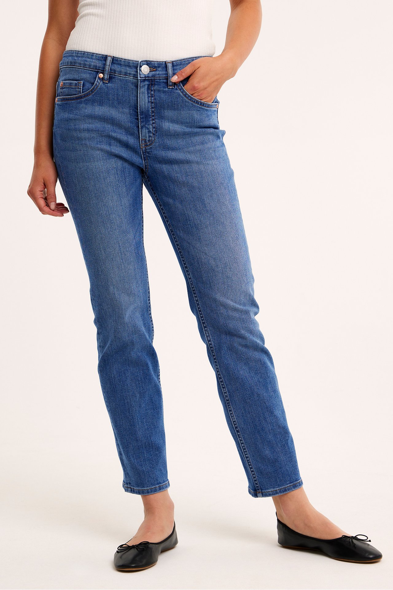 Alice straight jeans short - Denimi - 4