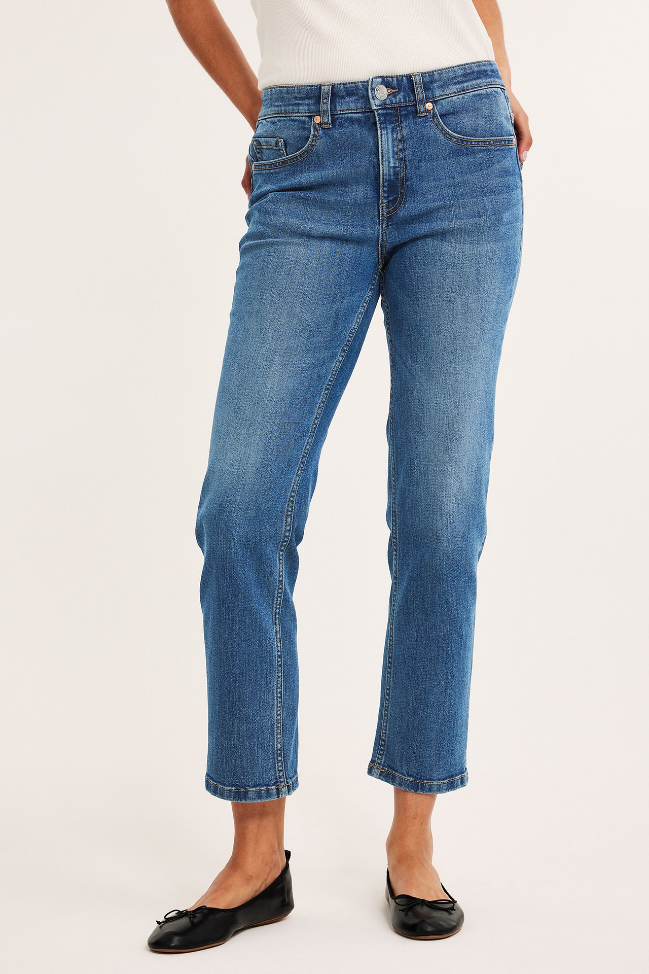 Alice straight jeans short
