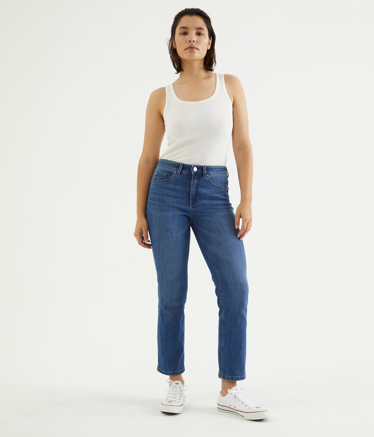 Alice straight jeans short - Denimi - 1