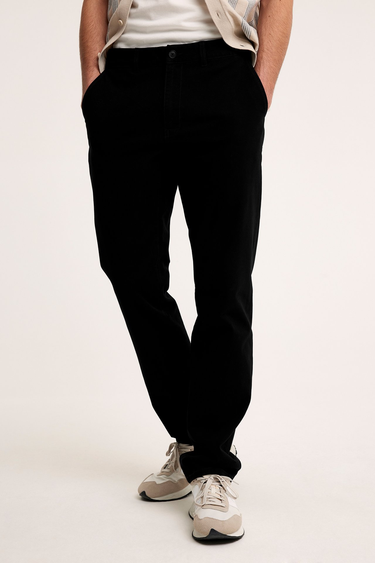 Spodnie Chinos regular fit - Czarne - 2