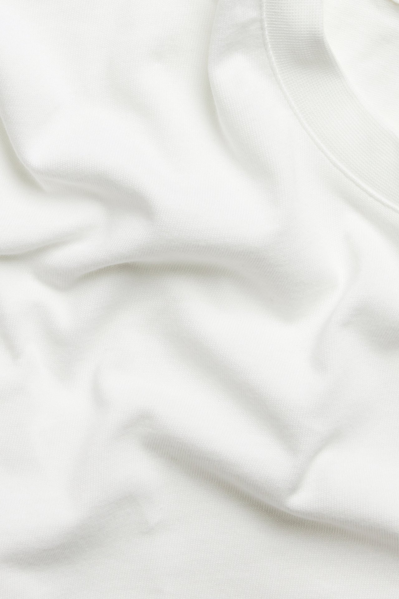 Rundhalsad t-shirt Loose fit - Offwhite - 8