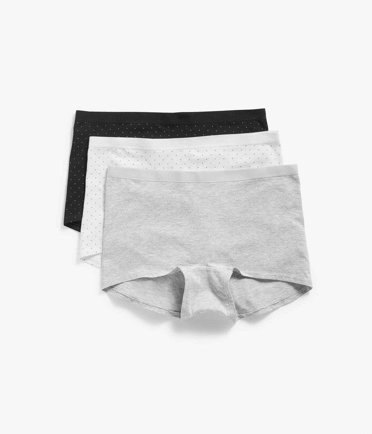 Bokserki z bawełny 3-pack - Jasnoszary - 3