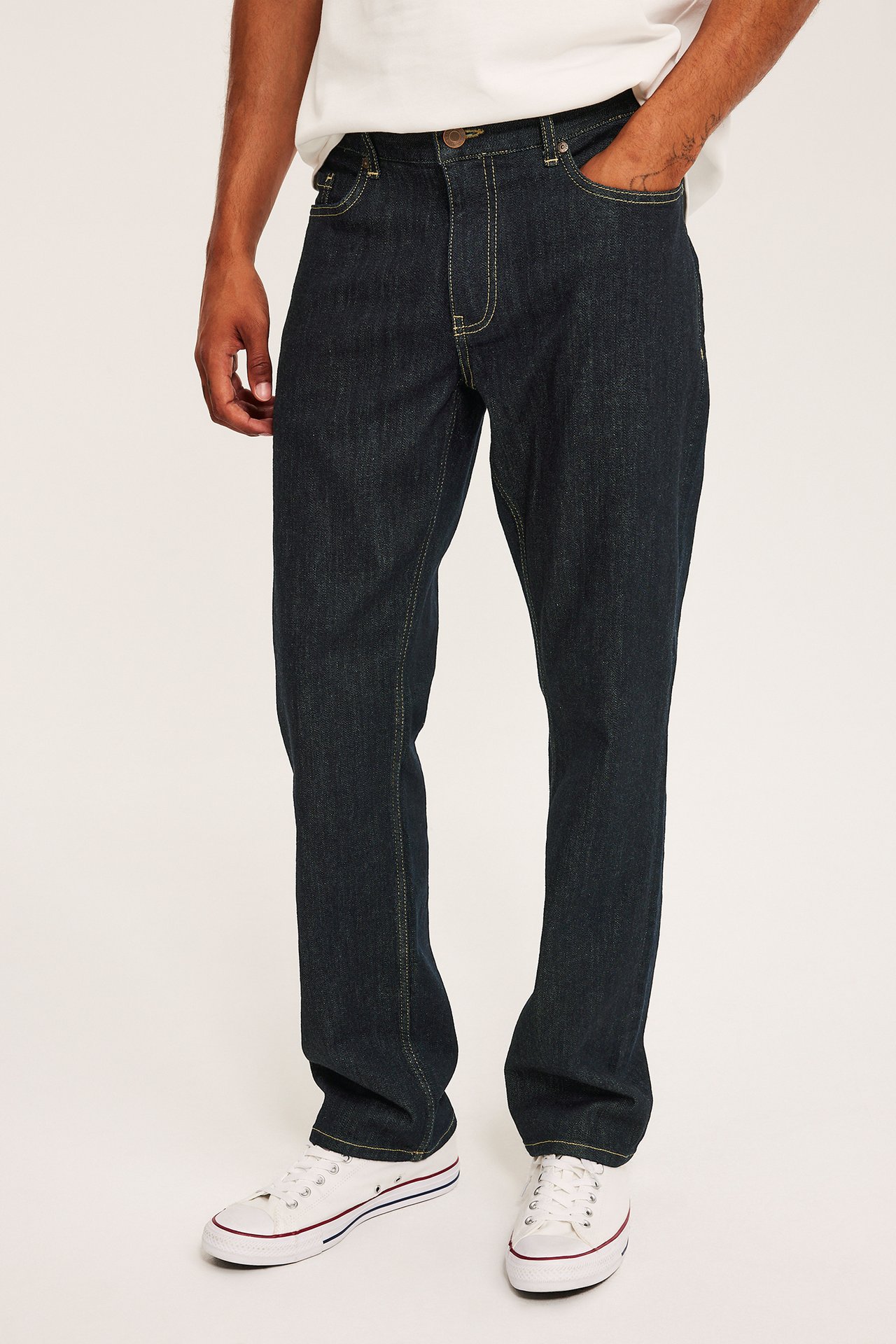 Regular jeans - Mørk denim - 4