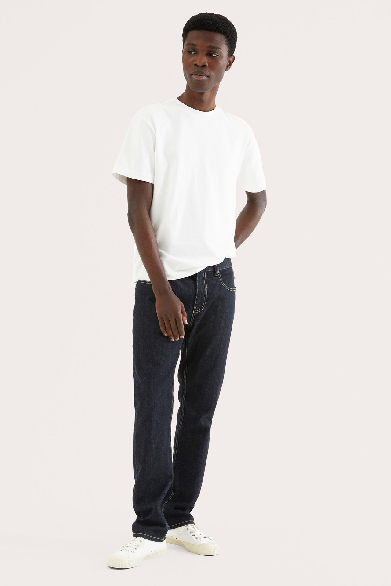 Regular jeans - Mörk denim - 4