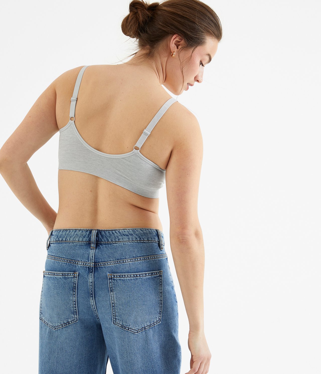2-pack rintaliivitoppi seamless - Musta - 2