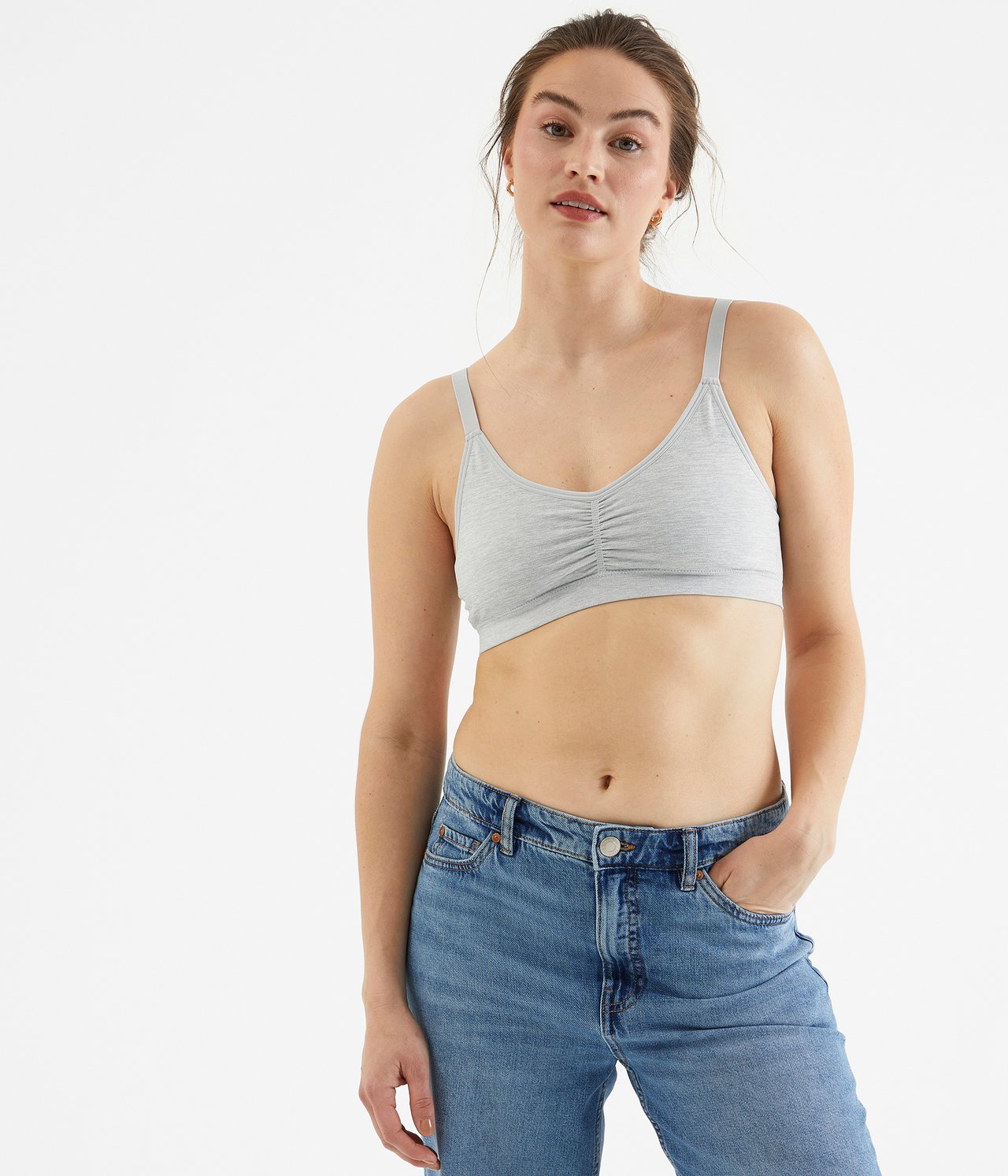 2-pack rintaliivitoppi seamless - Musta - 1