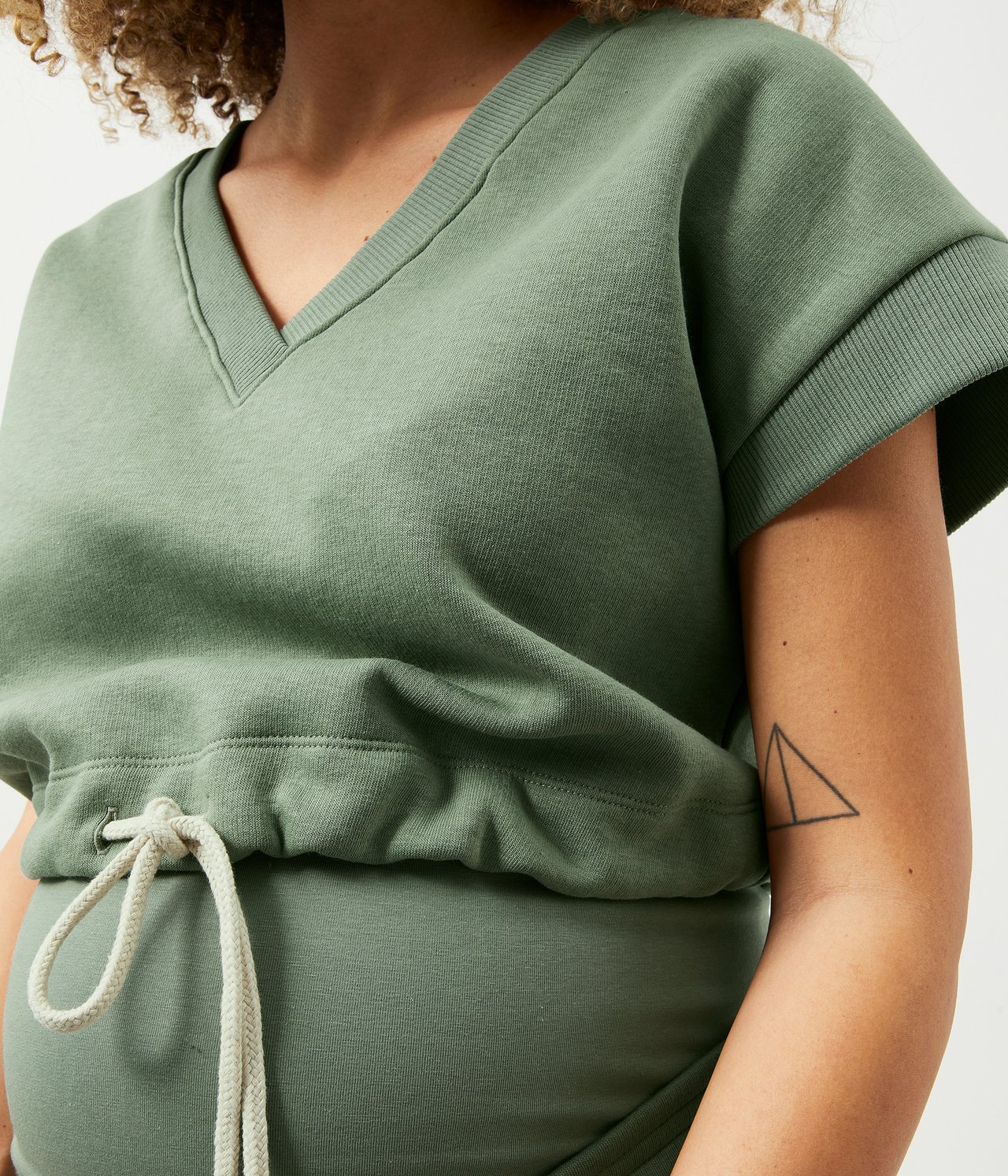 Bluzka ciążowa - Zielony - 2