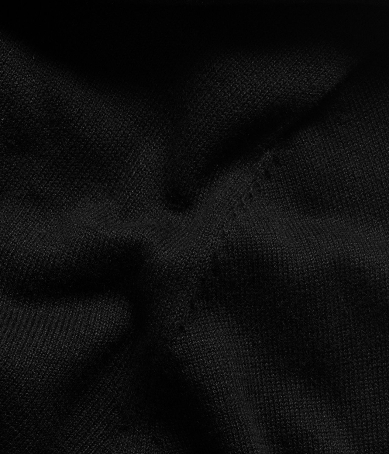 Cienki sweter - Czarne - 4