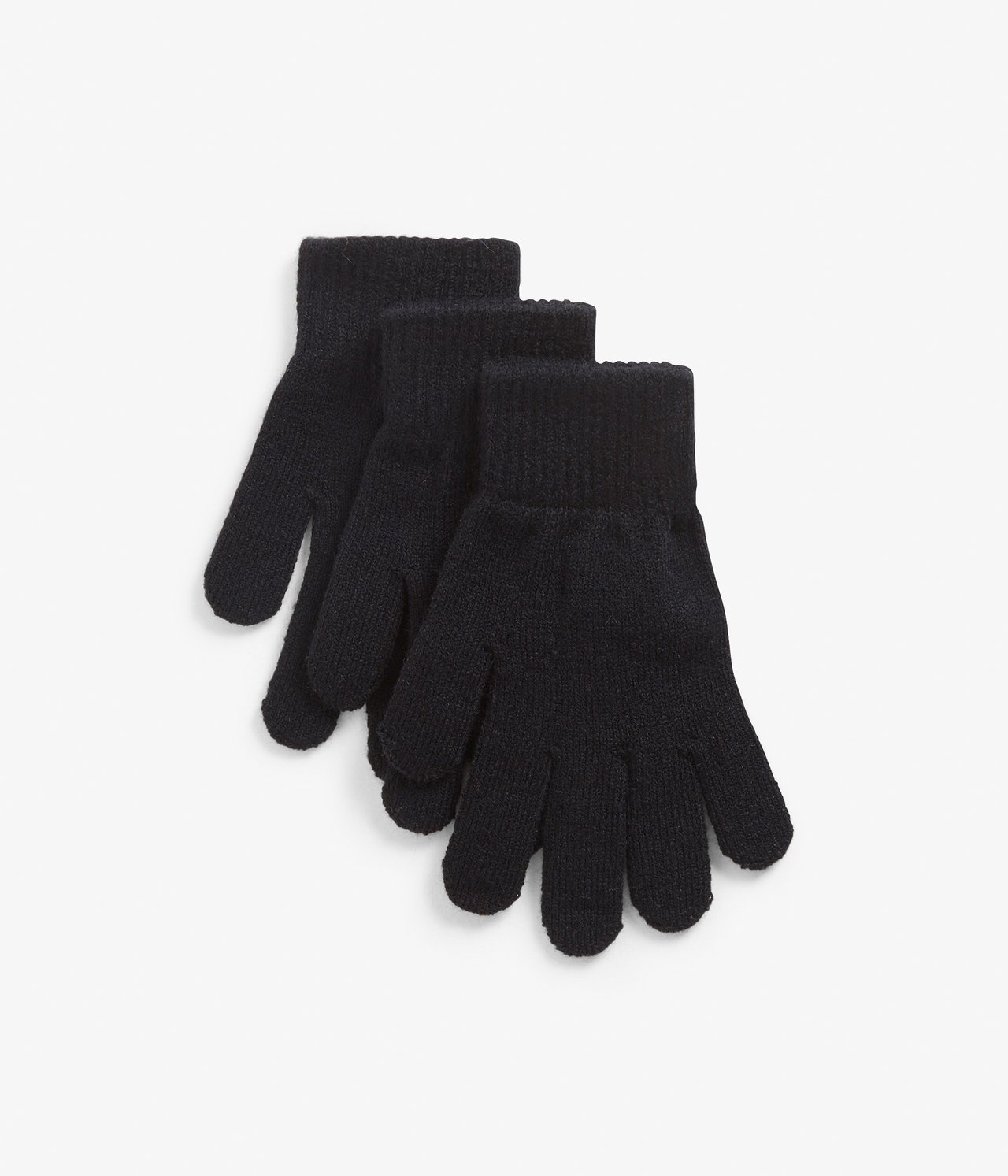 Fingervantar 3-pack - Svart - 1