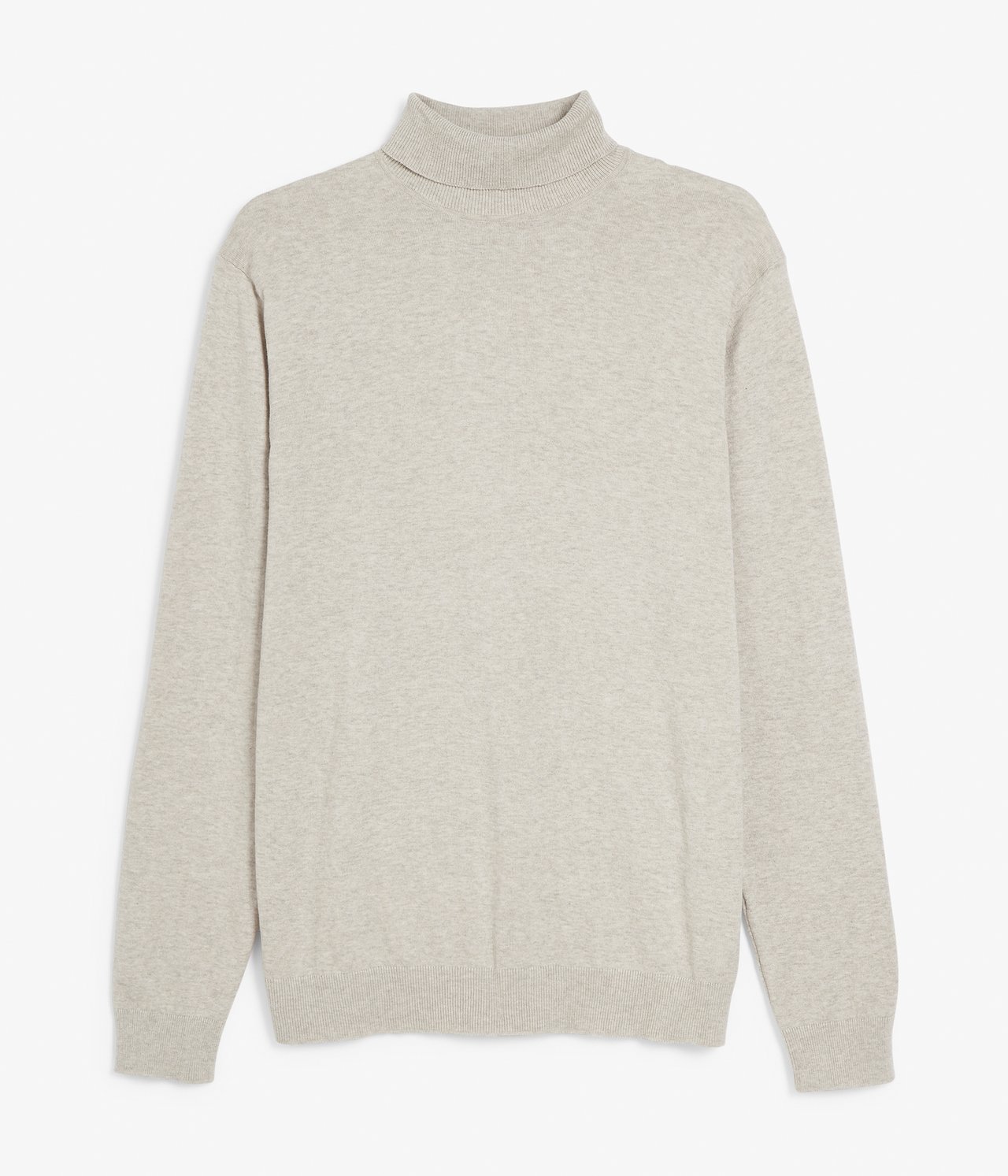 Polotröja - Melerad beige - 6