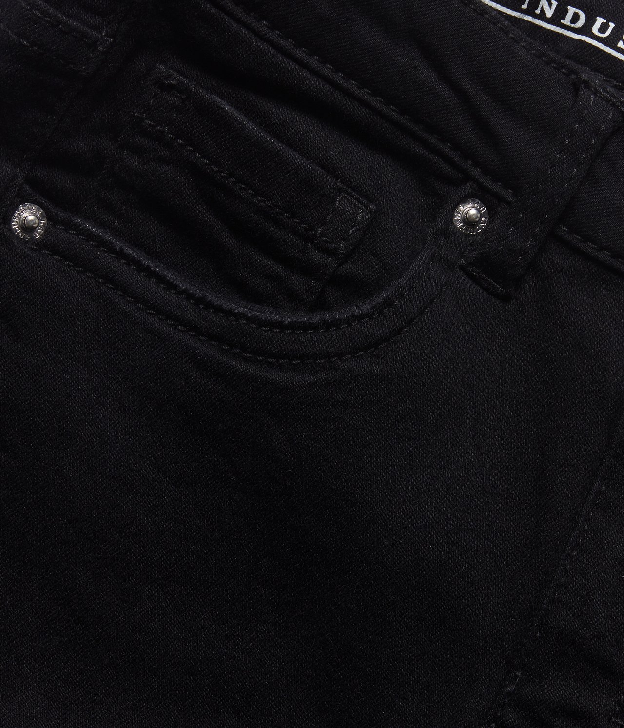 Jeans bootcut high waist stretch - Musta - 5