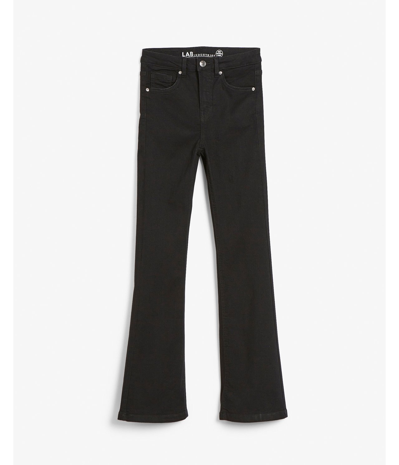 Jeans bootcut high waist stretch - Musta - 6