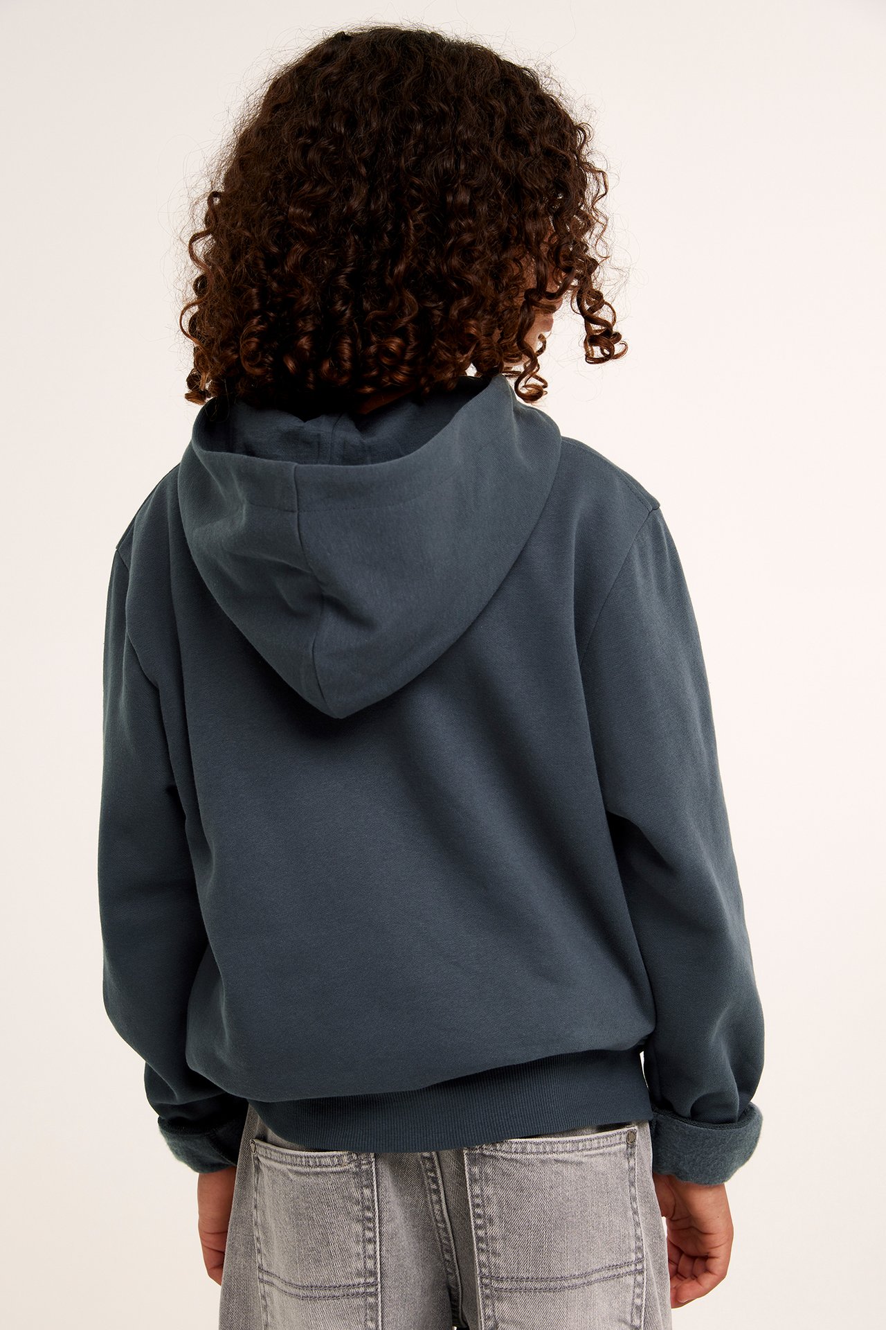 Bluza z kapturem - Ciemnoniebieski - 3
