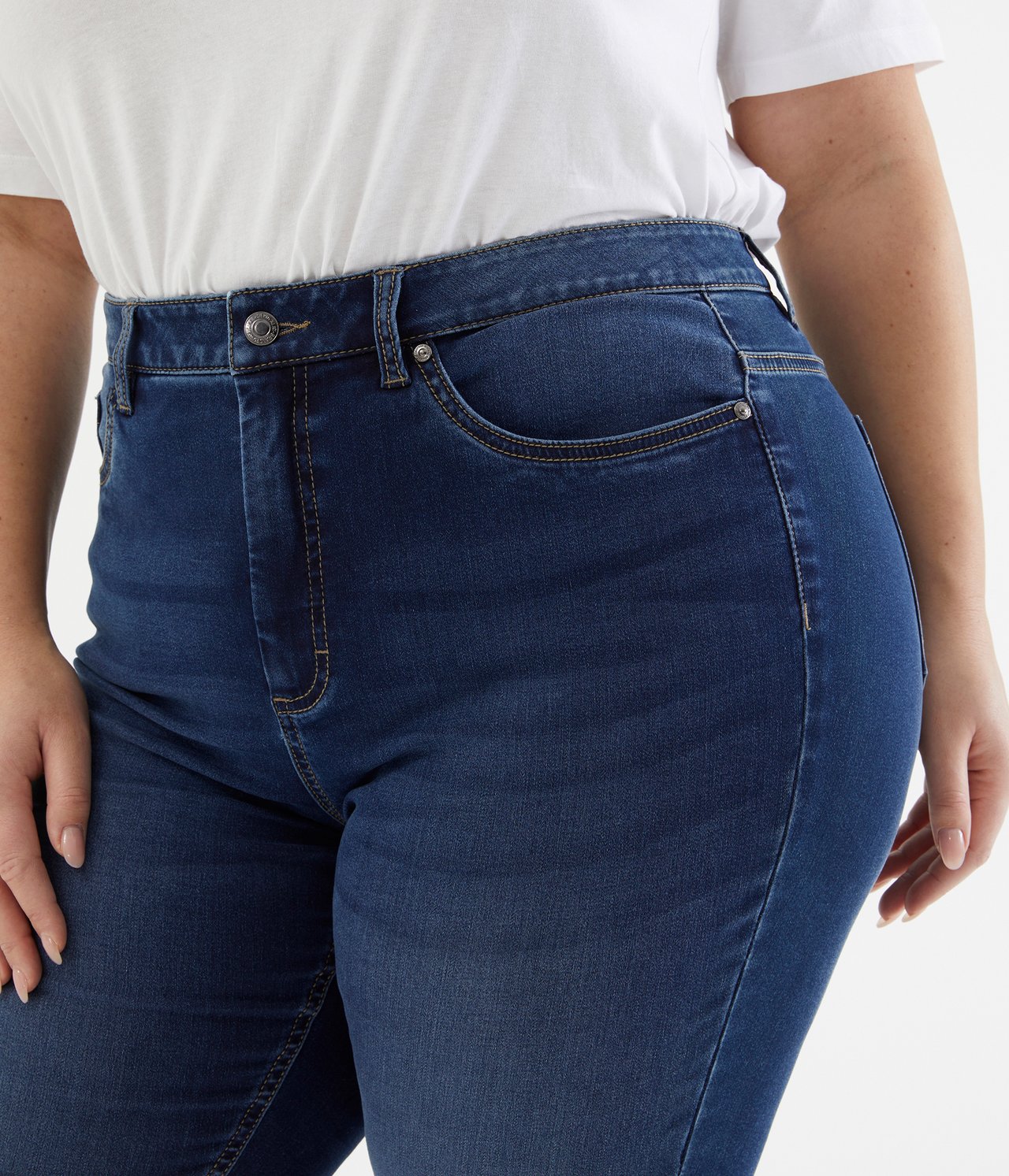 Ebba slim jeans extra long leg Tumma denimi - null - 1