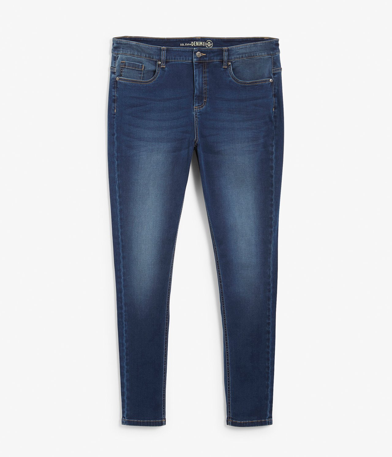 Ebba slim jeans extra long leg Tumma denimi - null - 4