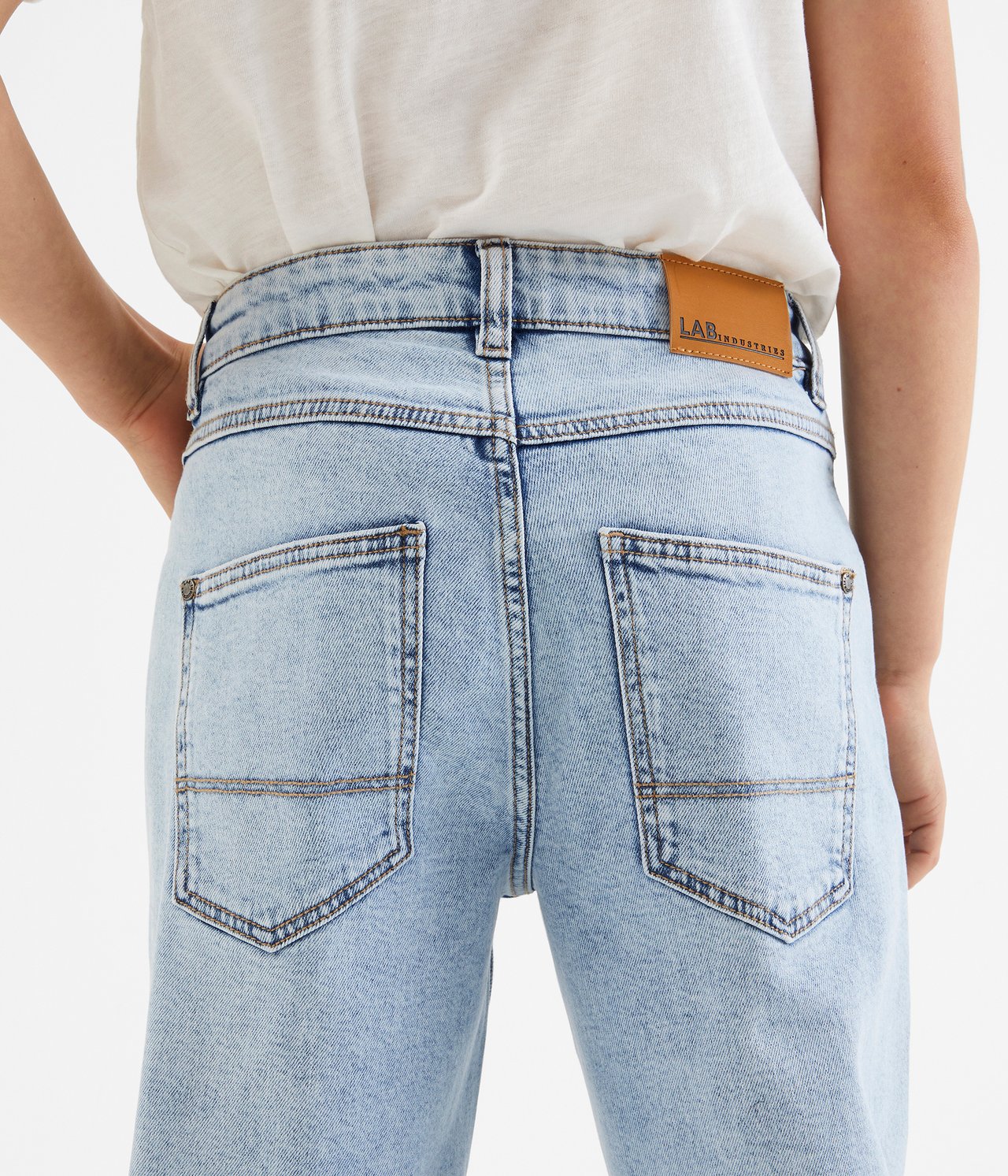 Baggy jeans loose fit - Jasny dżins - 4