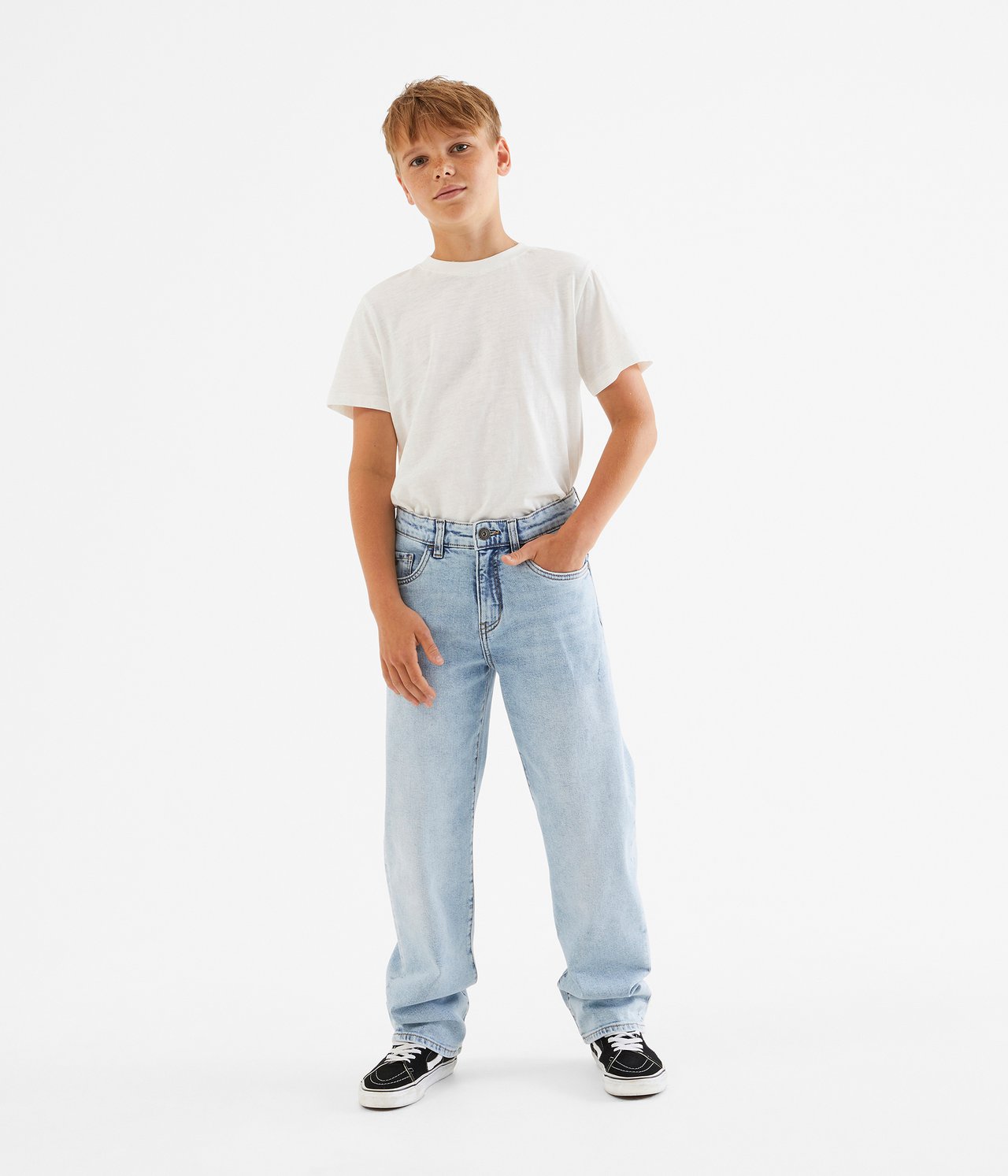 Baggy jeans loose fit - Jasny dżins - 1
