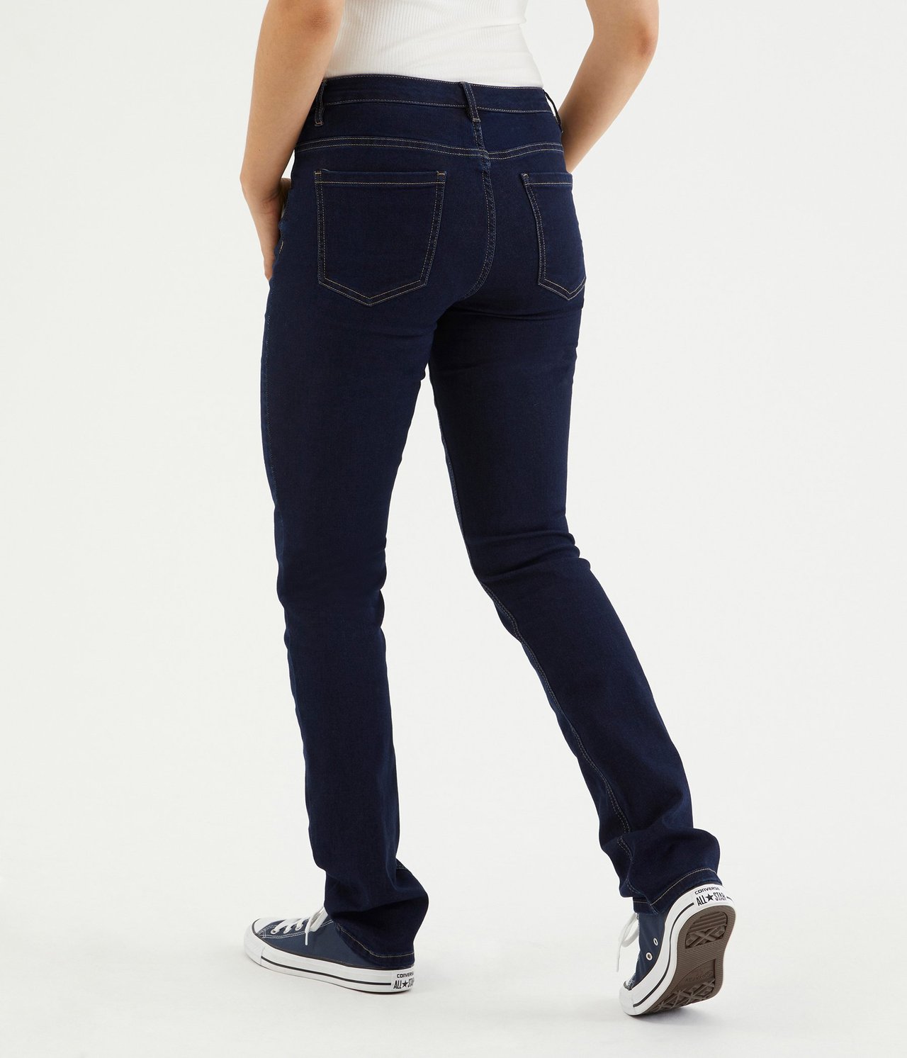Alice straight jeans extra long leg Mörk denim - null - 0