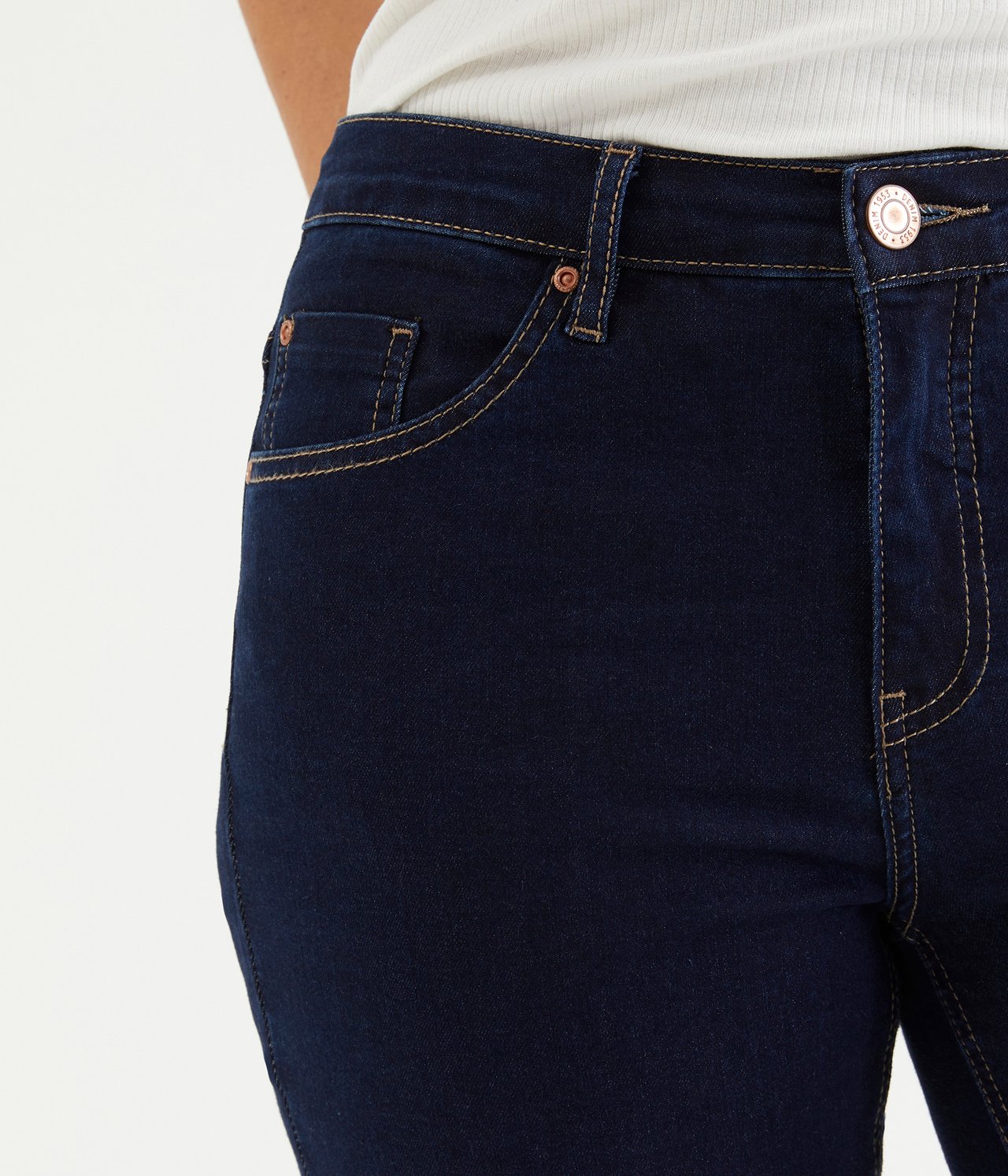 Alice straight jeans extra long leg - Mörk denim - 2