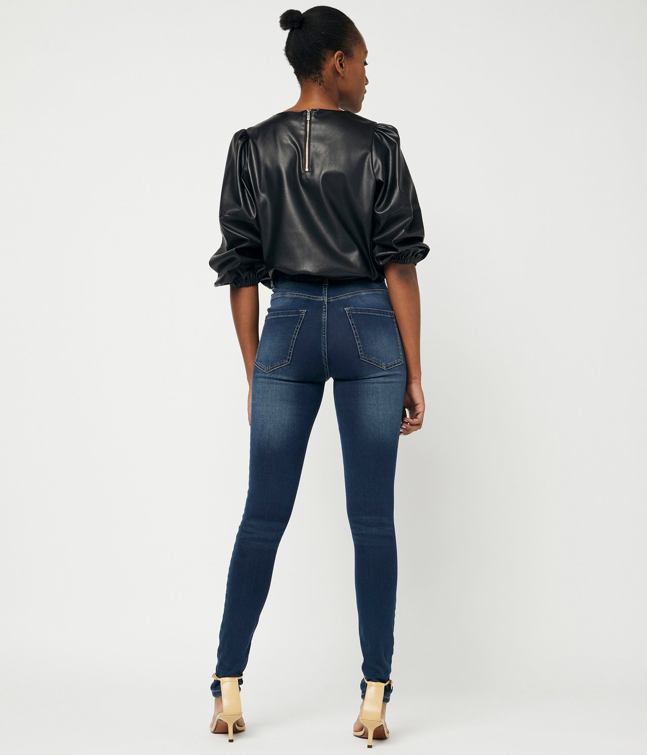 Super slim jeans extra long leg - Mörk denim - 5