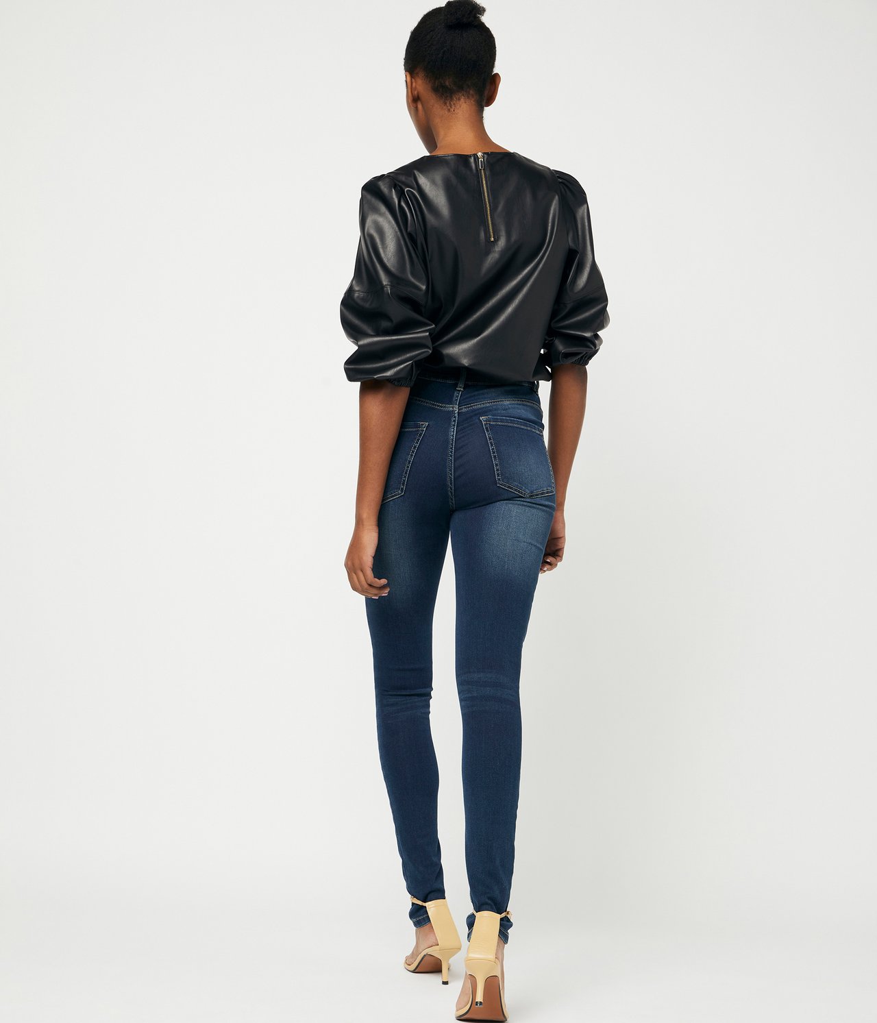 Super slim jeans extra long leg Mörk denim - null - 1