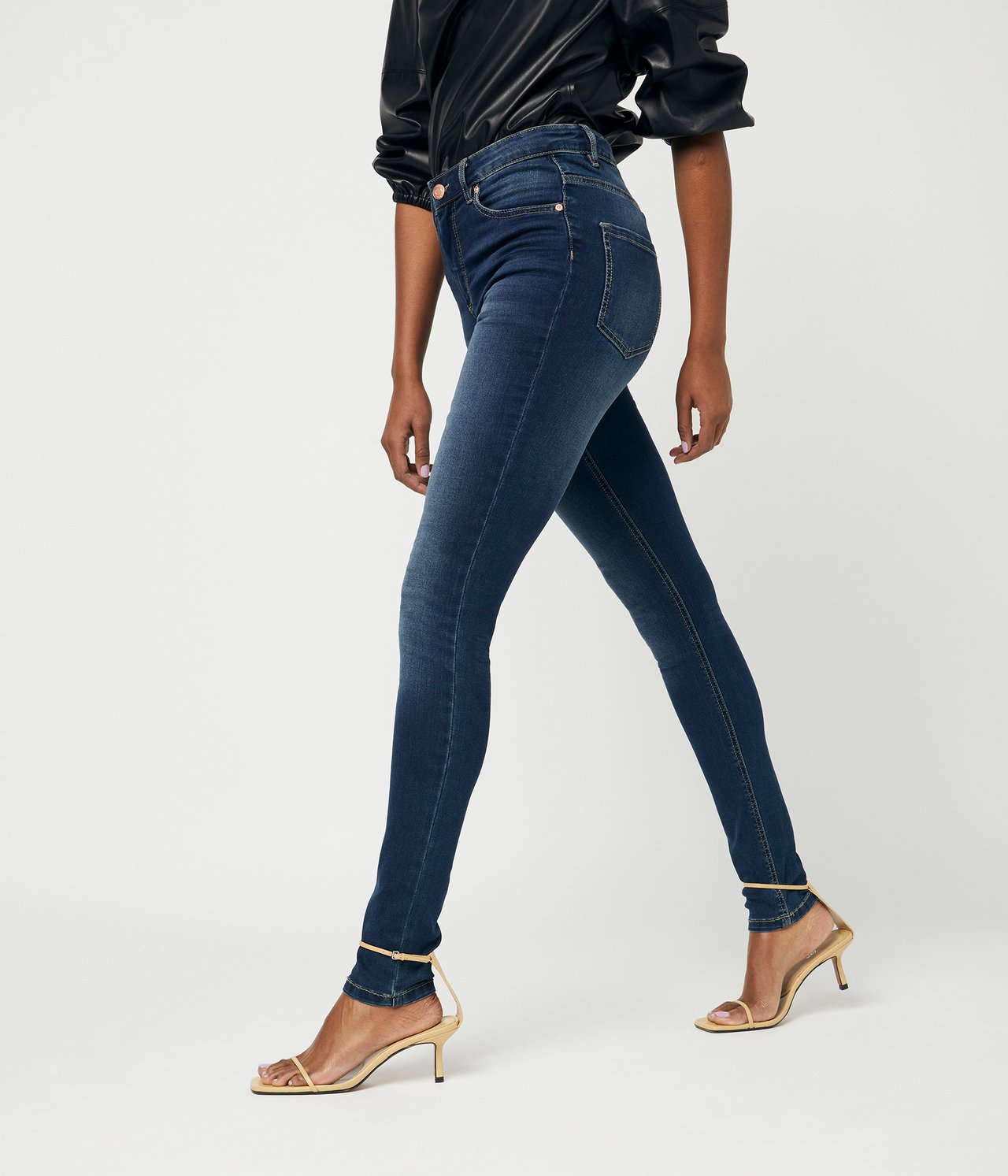 Super slim jeans extra long leg Tumma denimi - null - 2