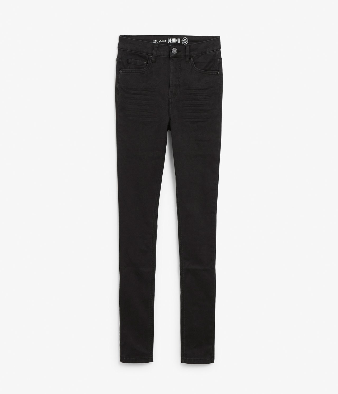Super slim jeans extra long leg Svart - null - 1