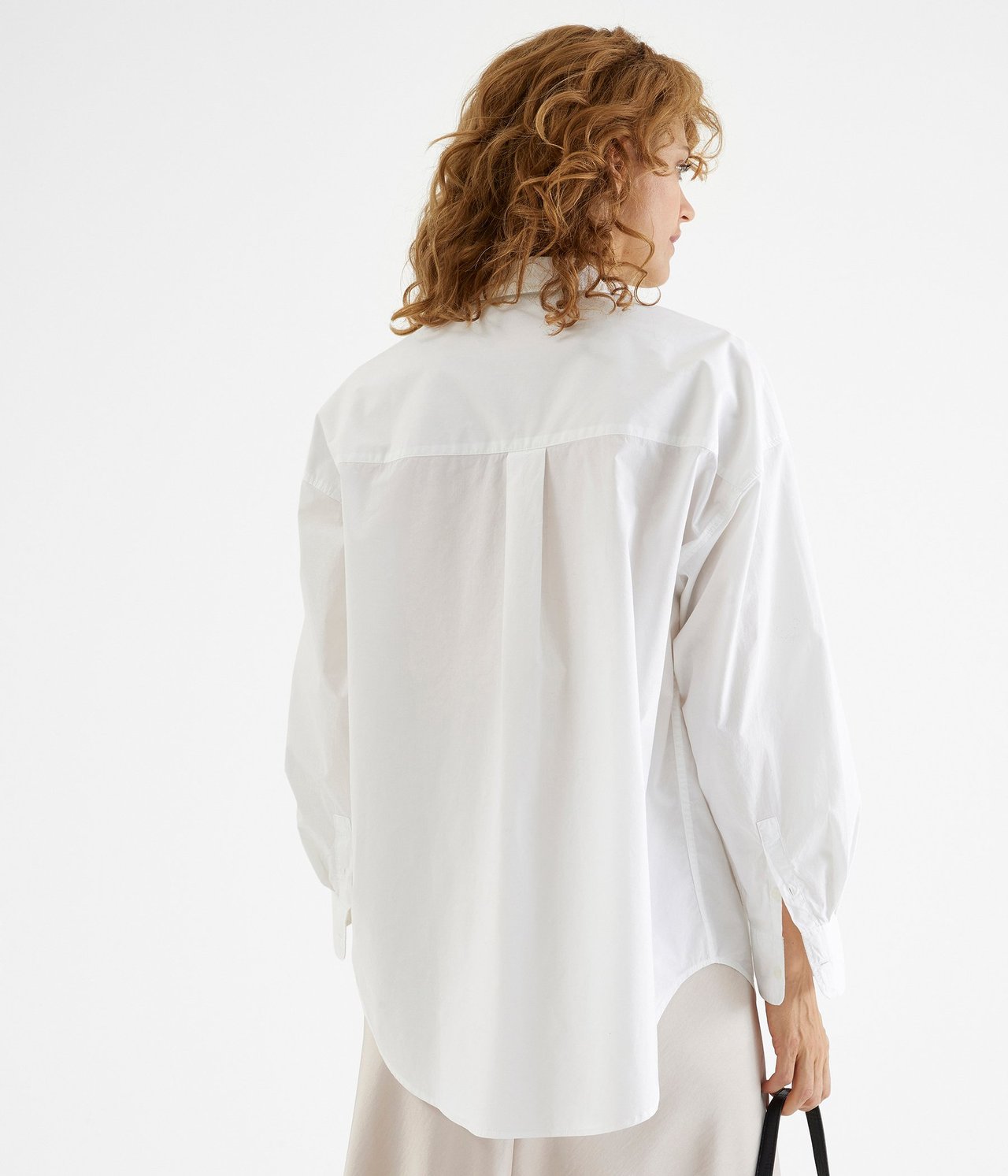 Koszula oversize - Biały - 4