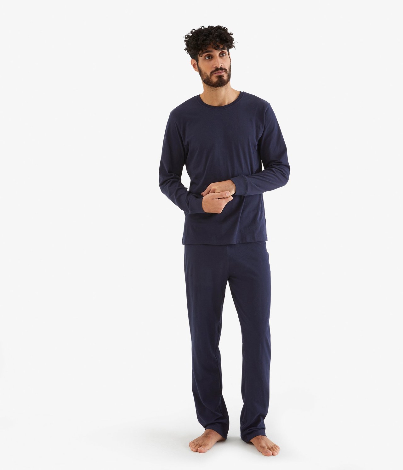 Pyjamaströja Mörkblå - null - 4