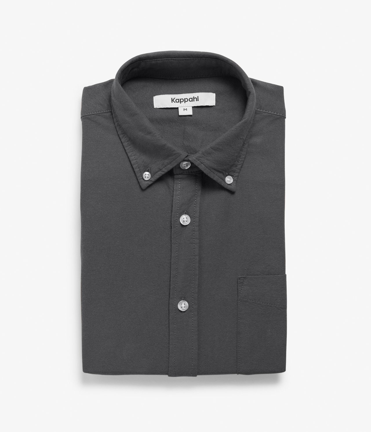 Oxfordpaita regular fit - Tummanharmaa - 4