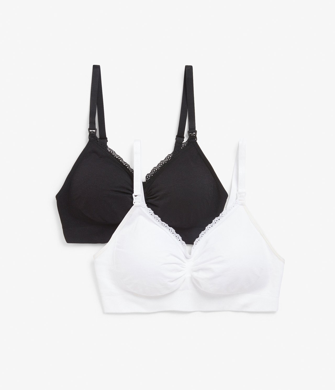 Biustonosz bezszwowy dla kobiet karmiących 2-pack - Biały - 4