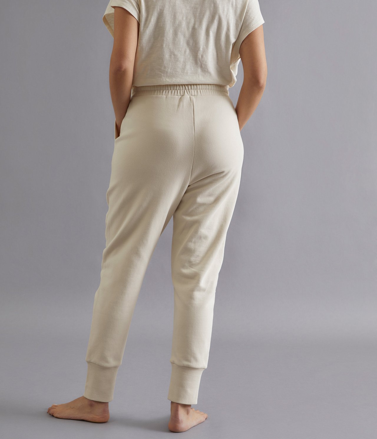 Mjukisbyxor Loungewear - Ljusbeige - 7