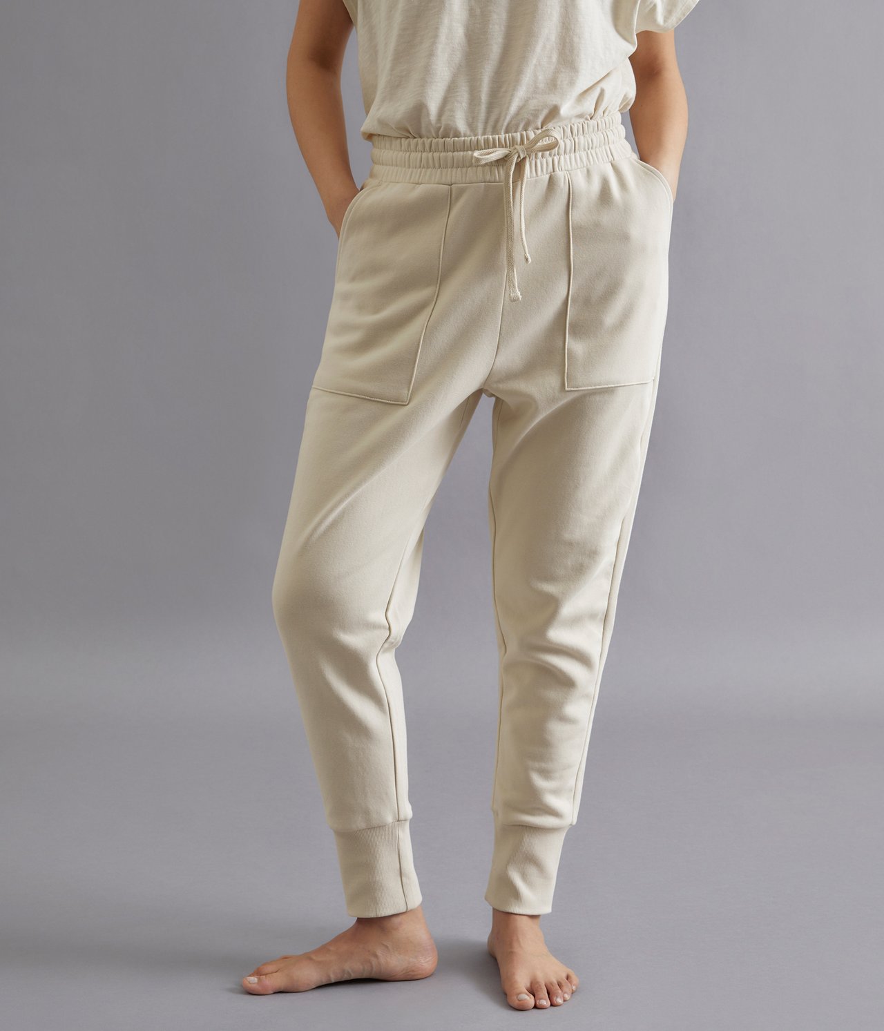 Mjukisbyxor Loungewear - Ljusbeige - 2