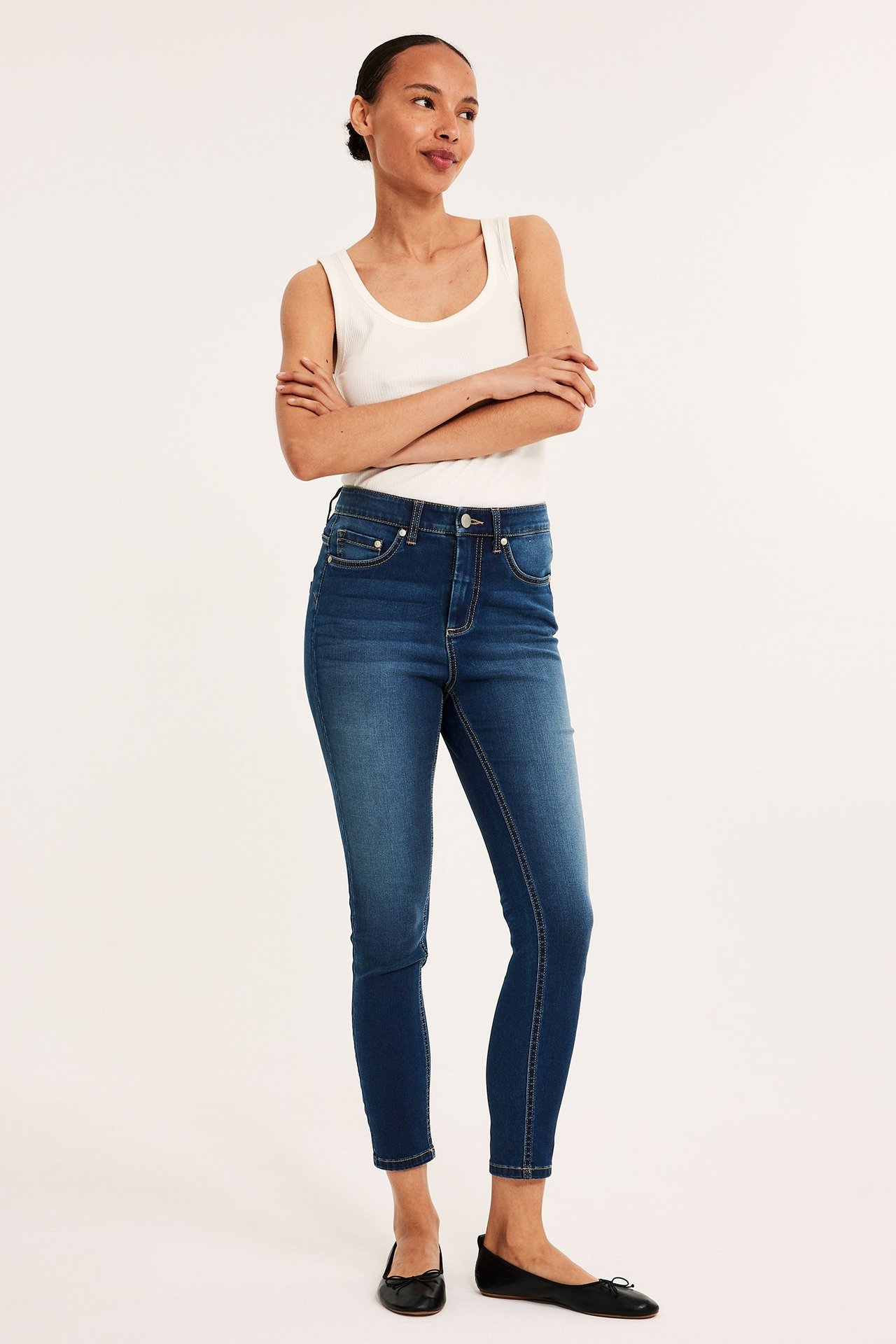 Jeansy Super slim short leg