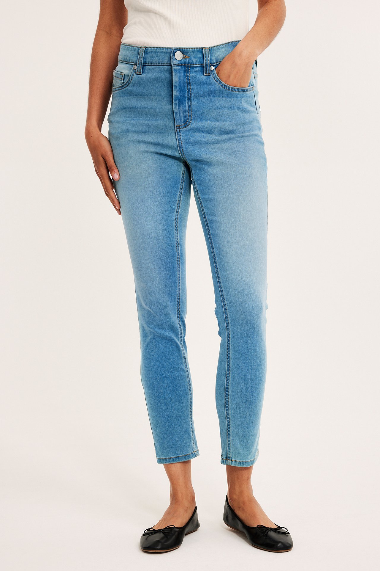 Super slim jeans short leg - Denim - 8
