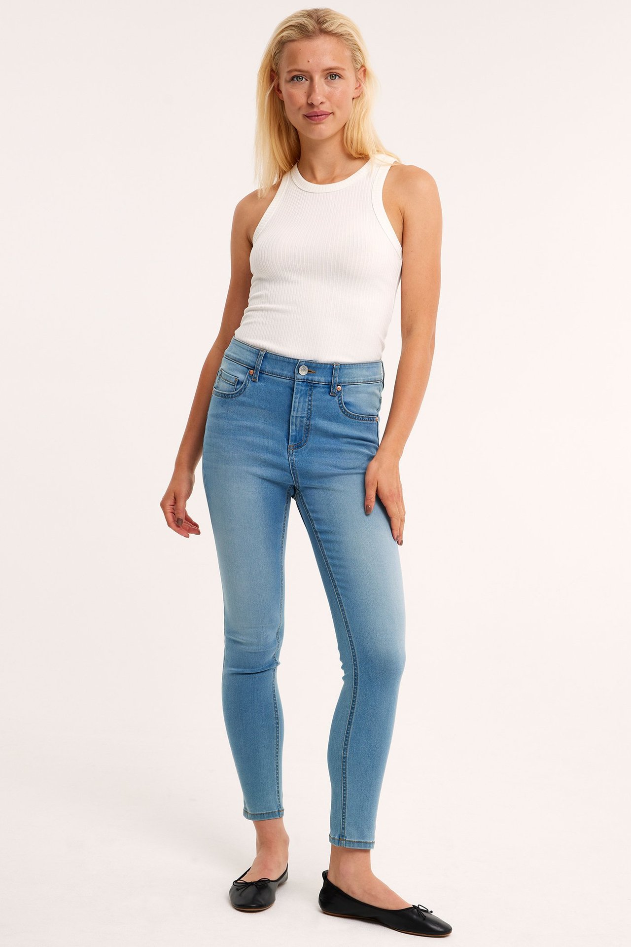 Super slim jeans short leg