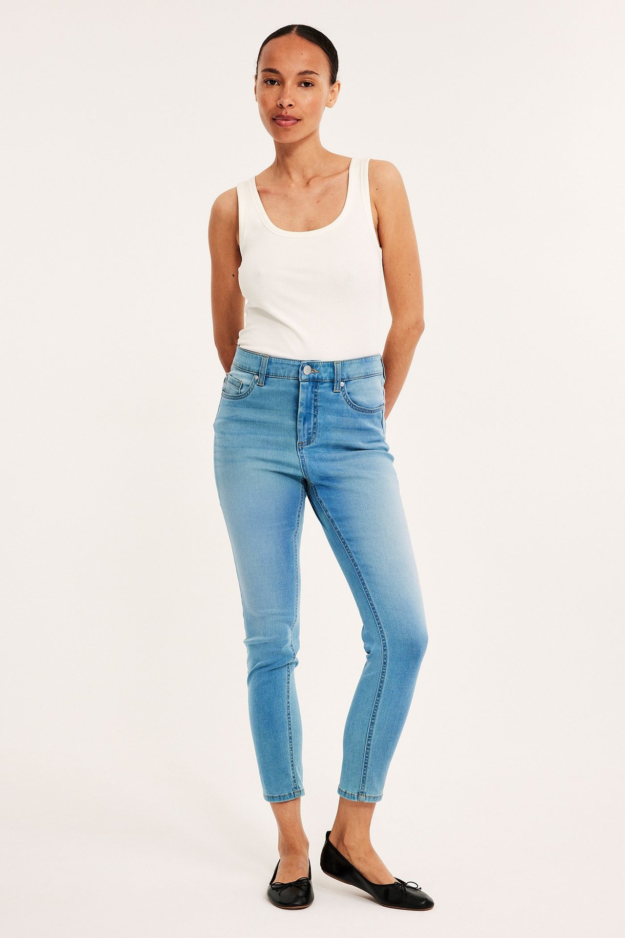 Super slim jeans short leg