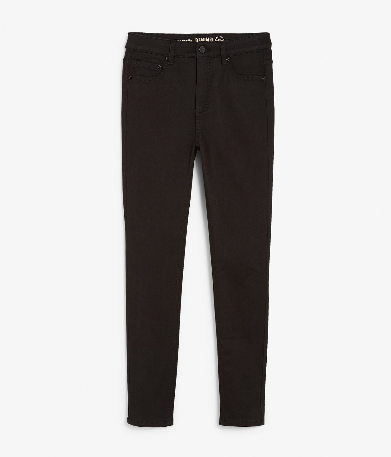 Super slim jeans short leg Svart - null - 4